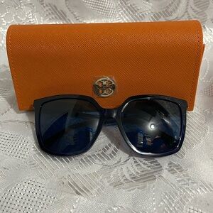 Tory Burch navy sunglasses TY7146